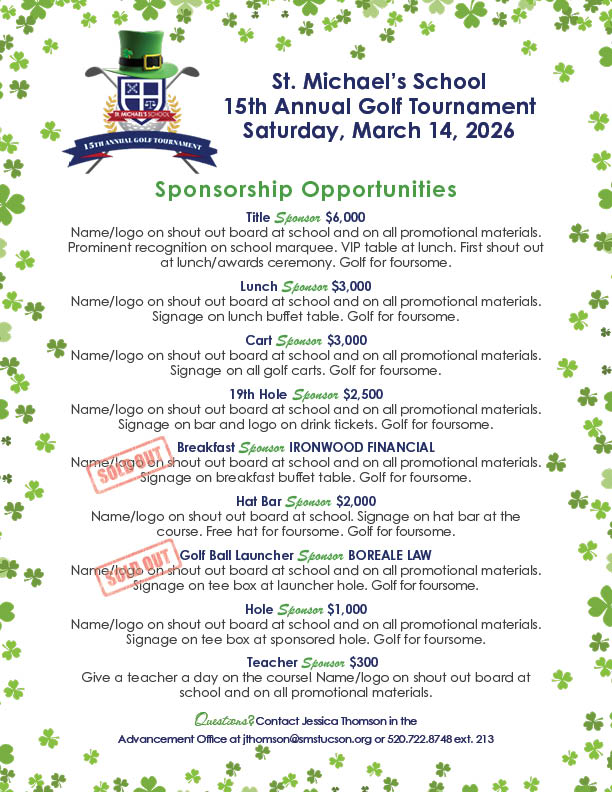 St. Michael's Annual Golf Tournament