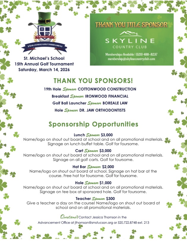 St. Michael's Annual Golf Tournament